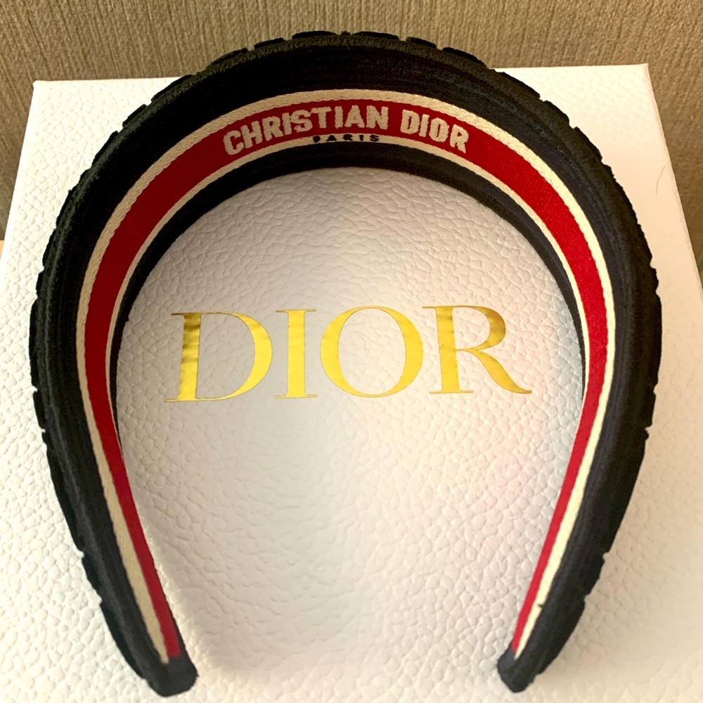 Dior Cannage Headband in EUC ❤️